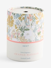 Orange Blossom Mothers Day Mum Floral Candle - Image 4 of 5