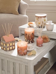 Orange Blossom Mothers Day Mum Floral Candle - Image 5 of 5