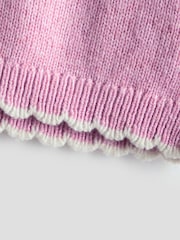 Jojo Maman Bébé Pink Mouse Jumper - Image 4 of 4