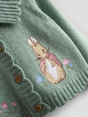 JoJo Maman Bébé Frill Collar Embroidered Cardigan - صورة 3 من 4