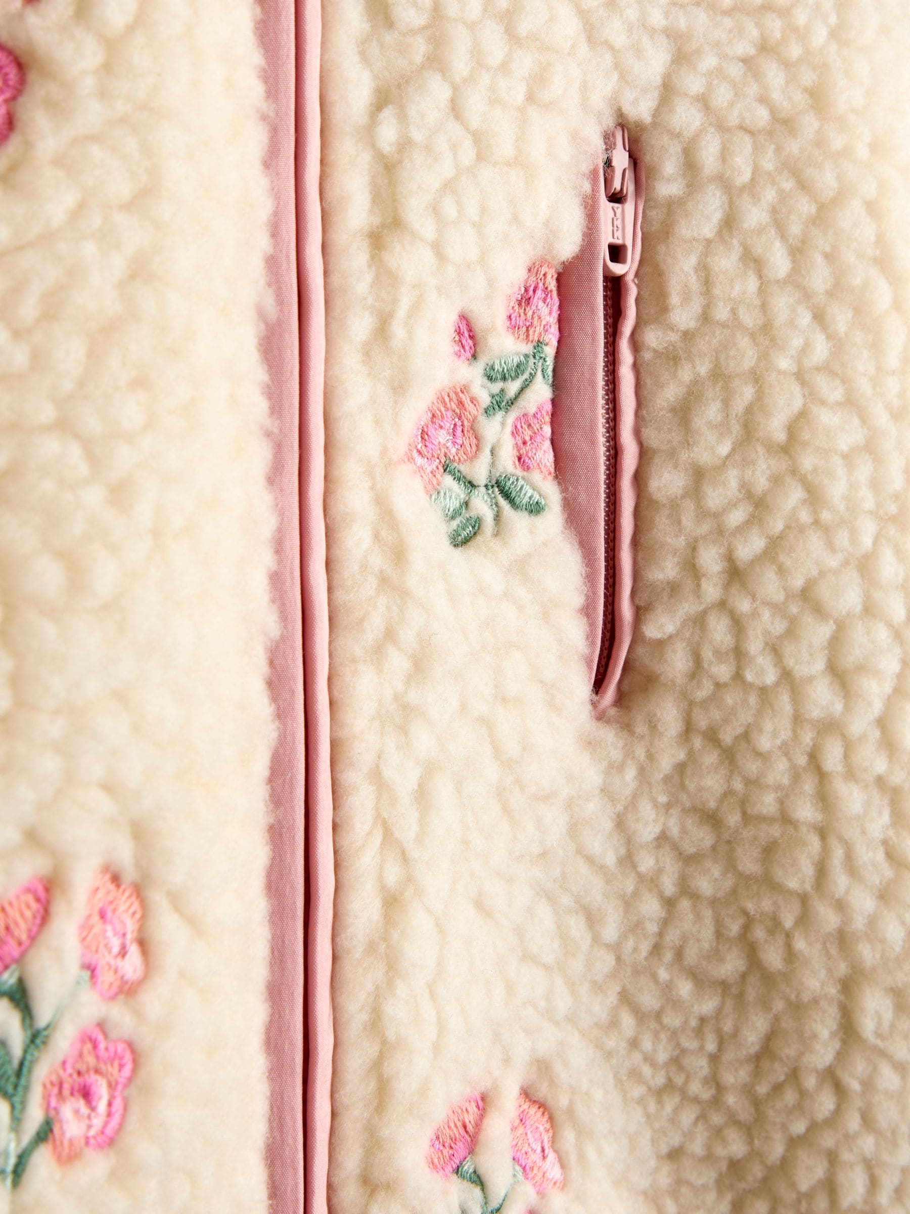 Cumpără Fleece reversibil cu broderie florală JoJo Maman Bébé from