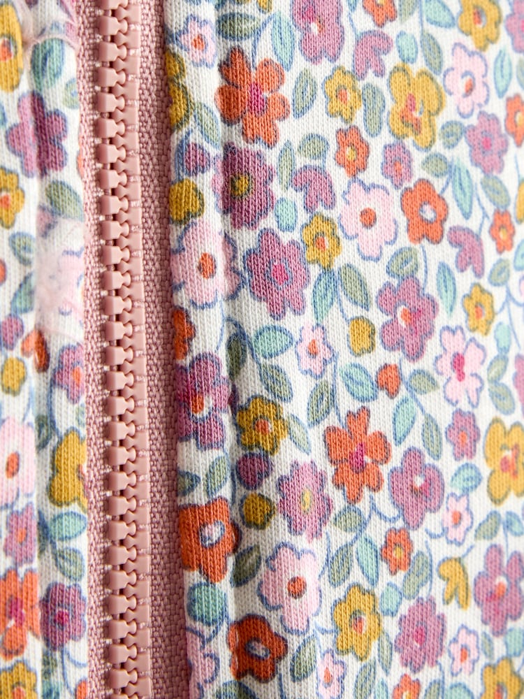 JoJo Maman Bébé 플로럴 자수 리버서블 플리스 - 11의 이미지 11