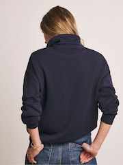Anthology By JD Williams Blue Modal Collared Sweatshirt - Image 2 of 5
