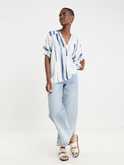 JD Williams Linen Popover Top - Imagen 4 de 4