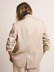 Anthology By JD Williams Natural Linen Blazer - Image 4 of 5