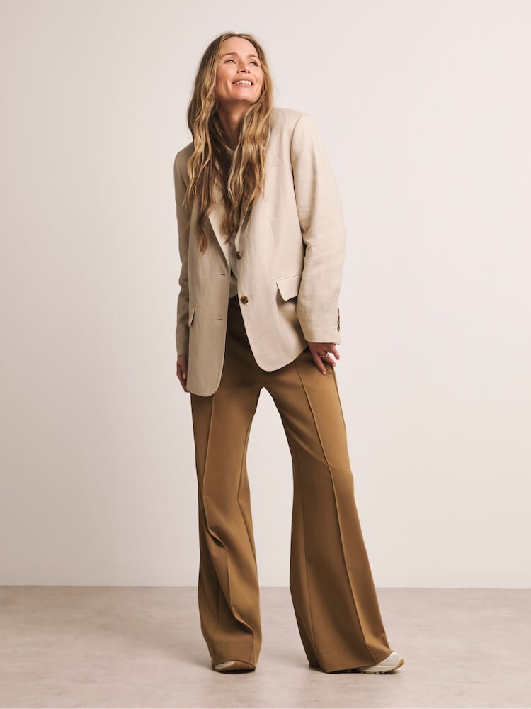 Anthology By JD Williams Natural Linen Blazer - Image 5 of 5