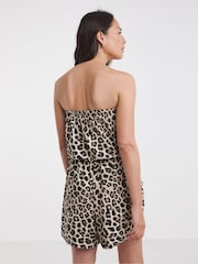 JD Williams Brown Bandeau Playsuits 2 Pack - Image 5 of 5