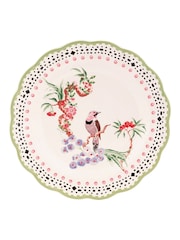 Cath Kidston Set of 4 Cream Spring Birds Side Plates - Image 2 of 3