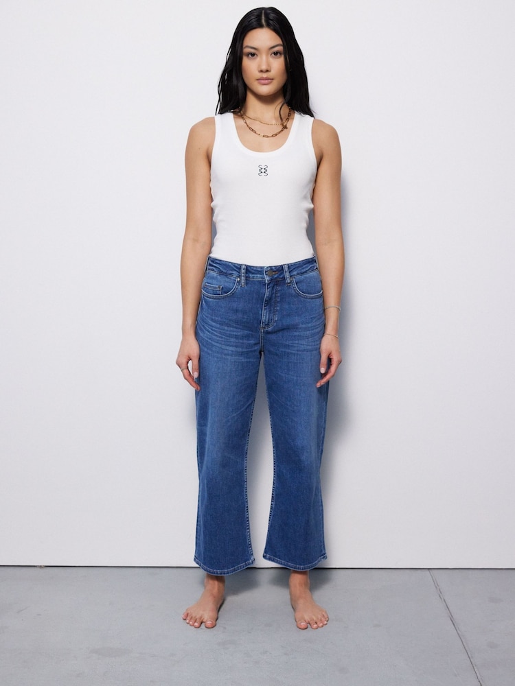 أزرق - Smith & Soul Anna Culotte Jeans - صورة 1 من 8 أزرق - Smith & Soul Anna Culotte Jeans - صورة 1 من 8