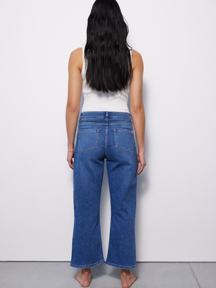 أزرق - Smith & Soul Anna Culotte Jeans - صورة 2 من 8 أزرق - Smith & Soul Anna Culotte Jeans - صورة 2 من 8