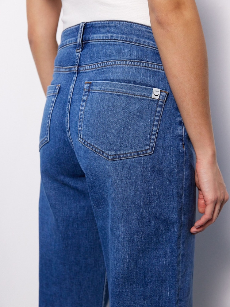 Smith & Soul Blue Anna Culotte Jeans - Image 3 of 8