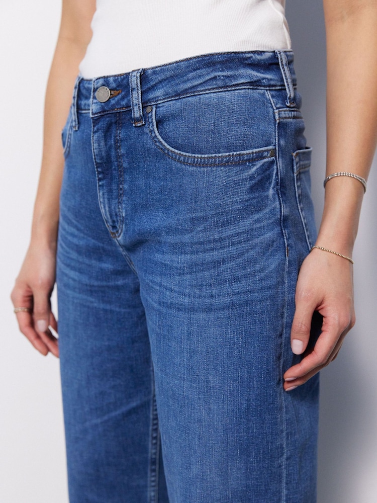 Smith & Soul Blue Anna Culotte Jeans - Image 4 of 8