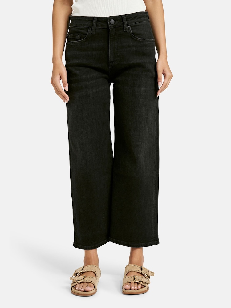أسود - Smith & Soul Anna Culotte Jeans - صورة 2 من 4 أسود - Smith & Soul Anna Culotte Jeans - صورة 2 من 4