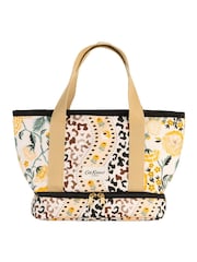 Cath Kidston Brown Leopard Picnic Tote and Bottle Set - Image 2 of 8