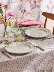 Cath Kidston Set of 2 Cream Spring Birds Dinner Plates - Image 1 of 4