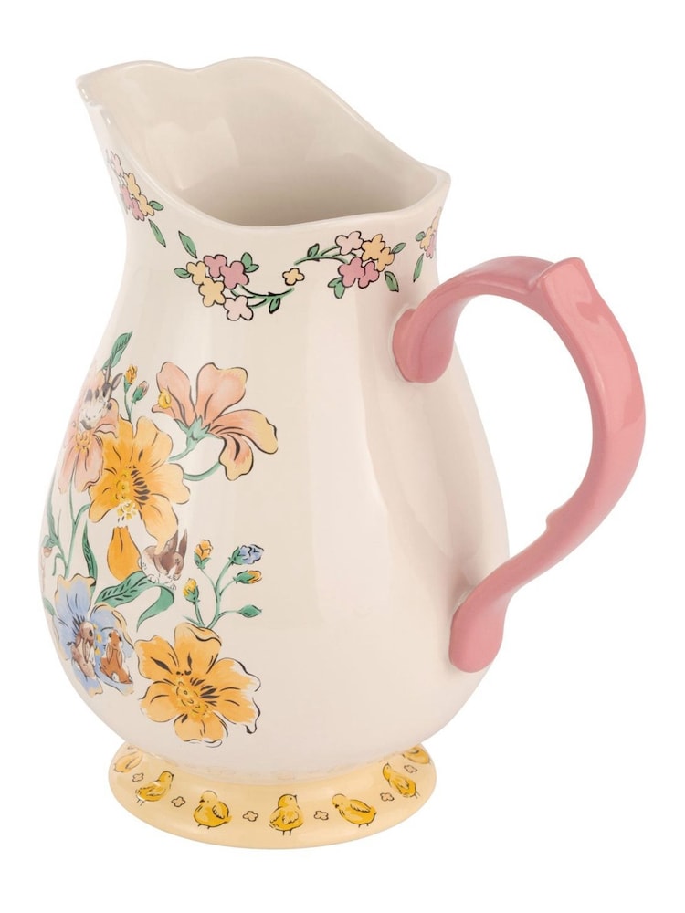 Cath Kidston Yellow Bunny Pitcher Jug Vase - Image 3 of 3