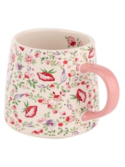Cath Kidston Set of 4 Cream Spring Birds Floral Billie Mug - Image 4 of 4