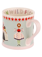Cath Kidston Green Wild Flowers Wild Women Mug and Tea Towel Set - Image 6 of 6