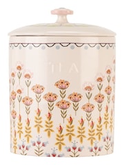 Cath Kidston Cream Painted Table Ceramic Storage Canister Set - Image 2 of 7