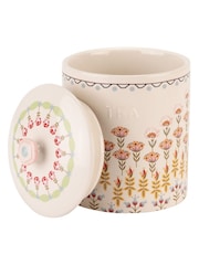 Cath Kidston Cream Painted Table Ceramic Storage Canister Set - Image 3 of 7