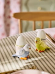 Cath Kidston Set of 2 Green Painted Table Egg Cups - Image 1 of 7
