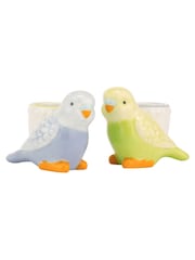 Cath Kidston Set of 2 Green Painted Table Egg Cups - Image 2 of 7