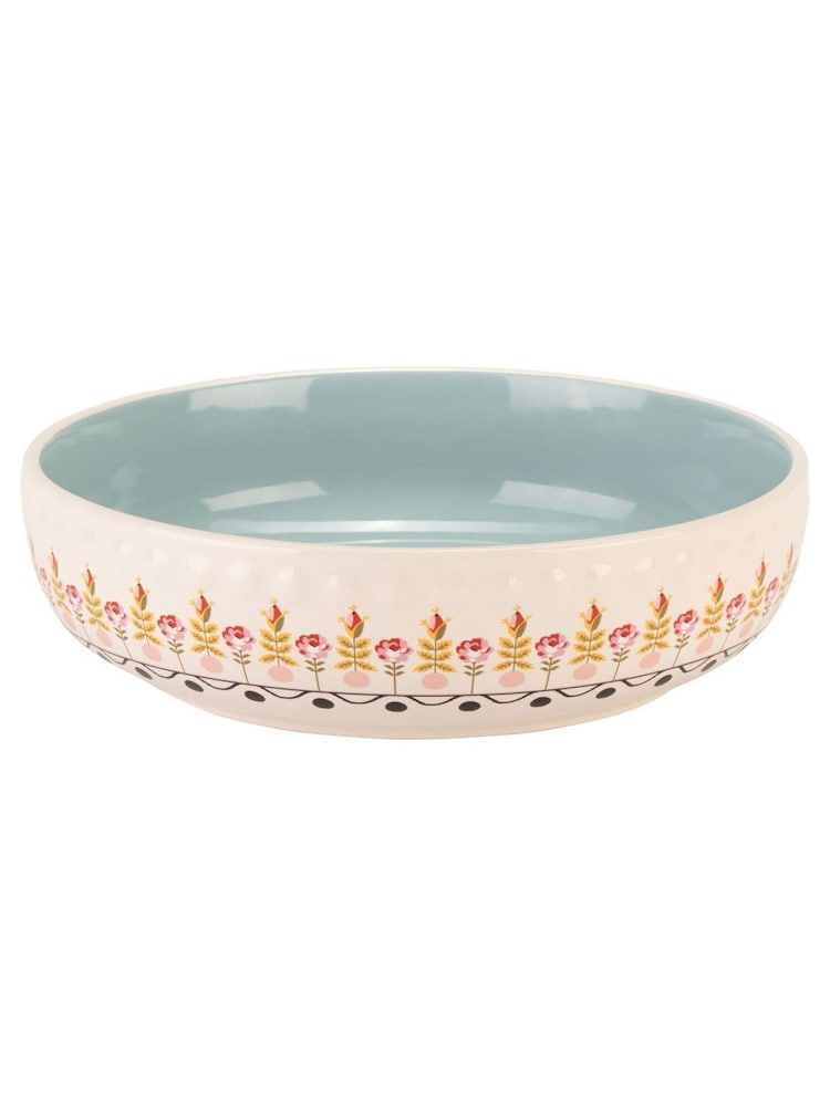 Cath Kidston Set of 4 Cream Painted Table Pasta Bowls - Image 2 of 3