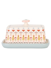 Cath Kidston White Painted Table Butter Dish - Image 1 of 1