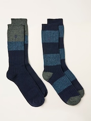 Multi 2 Pack Nathan Socks in a Camper Gift Box - Image 1 of 2