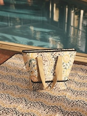 Cath Kidston Brown Large Leopard Print Tote Bag - Image 1 of 5