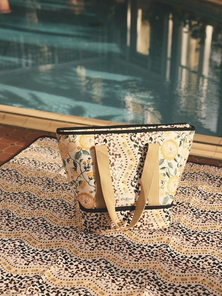 Cath Kidston Brown Large Leopard Print Tote Bag - Image 1 of 5