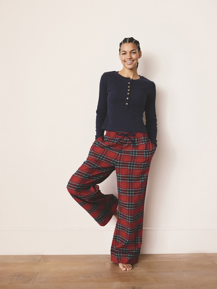 Red Flannel Check - Pižama z dolgimi rokavi in božičnim motivom Matching Family - Slika 2 iz 10