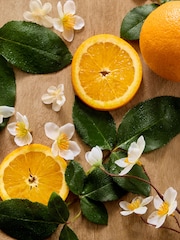 Orange Blossom Happy Birthday Floral Candle - Image 3 of 4