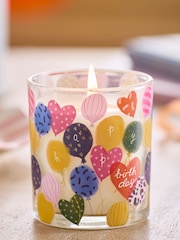 White Jasmine Happy Birthday Balloon Candle - Image 3 of 4