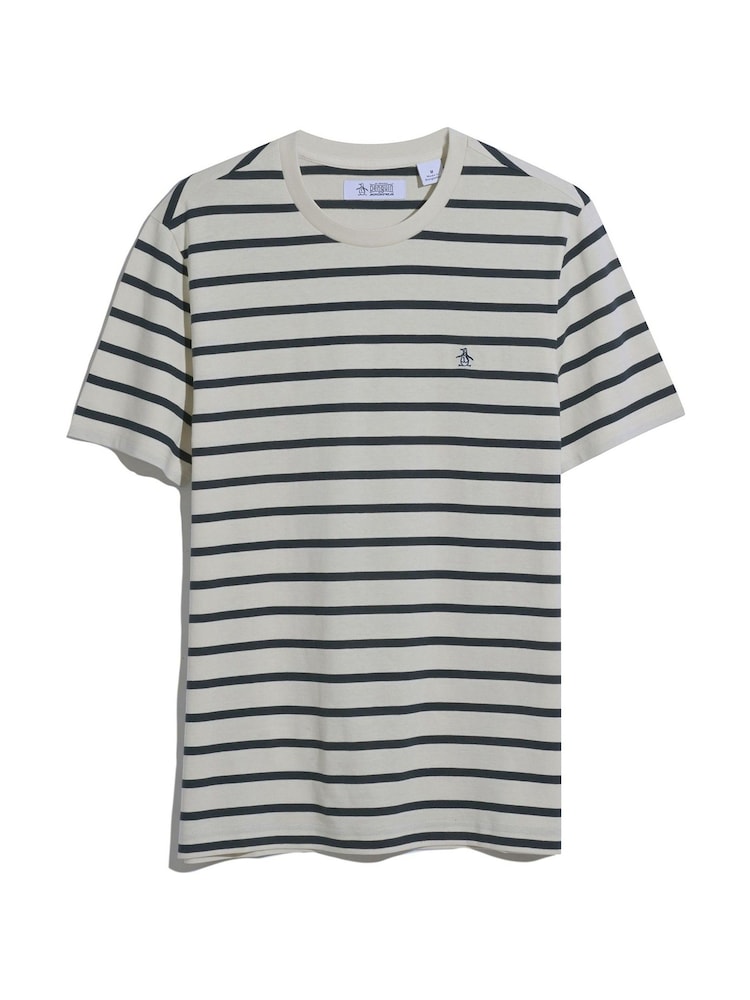 Original Penguin Blue Sticker Pete 100% Organic Cotton Hoodie - Image 5 of 5