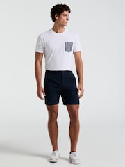 Blau/Chrom - Original Penguin – Core – Chino-Shorts - Bild 1 von 5