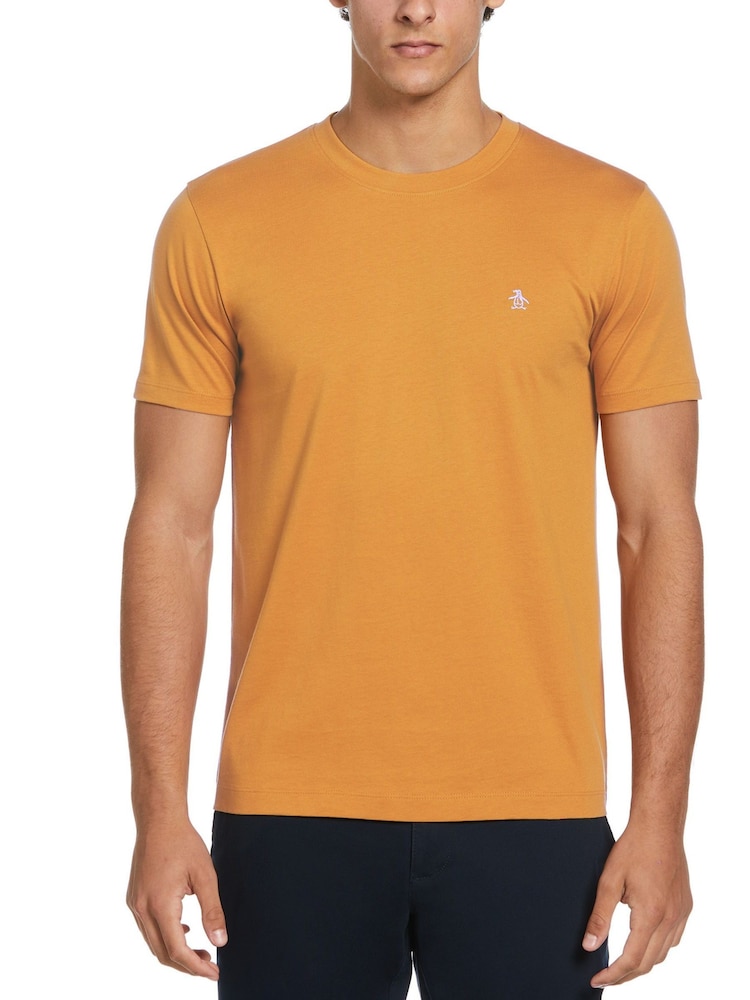 Original Penguin Pin Point 100% Cotton Logo T-Shirt - Image 1 of 3