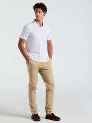 أبيض - Original Penguin Daddy Pique 100% Cotton Polo Shirt - صورة 3 من 5
