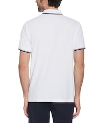 Original Penguin Textured Short Sleeve 100% Polo Shirt - Image 2 of 4