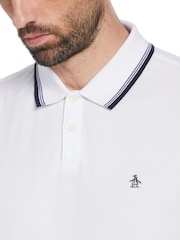 Original Penguin Textured Short Sleeve 100% Polo Shirt - Image 3 of 4