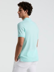 Синий с хромированной отделкой - Original Penguin Daddy Pique 100% Cotton Polo Shirt - Image 2 of 5