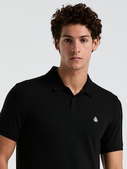 أسود - Original Penguin Daddy Pique 100% Cotton Polo Shirt - صورة 4 من 5