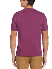 Пурпурный - Original Penguin Футболка с логотипом Pin Point 100% хлопок - Image 2 of 3