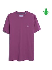 Пурпурный - Original Penguin Футболка с логотипом Pin Point 100% хлопок - Image 3 of 3