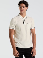 Бежевый хром - Рубашка поло из пике Original Penguin Earl - Image 1 of 6