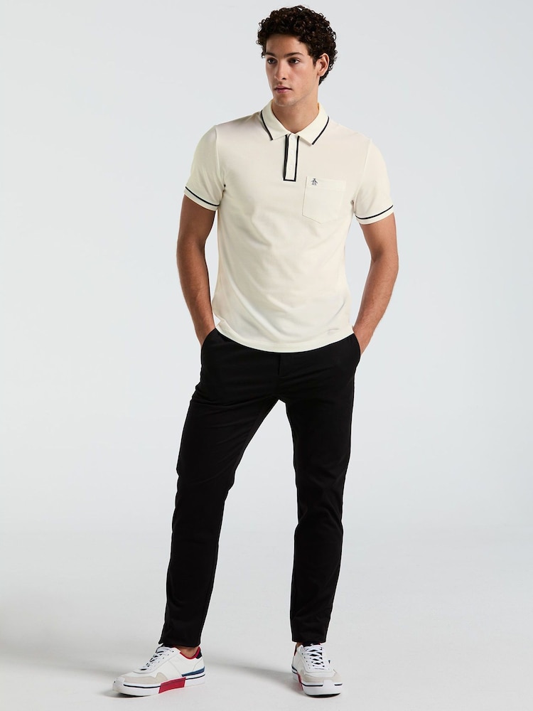 Original Penguin Earl Pique Polo Shirt - Image 3 of 6