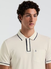 Бежевый хром - Рубашка поло из пике Original Penguin Earl - Image 5 of 6