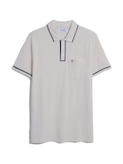 Бежевый хром - Рубашка поло из пике Original Penguin Earl - Image 6 of 6