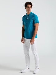 أزرق - Original Penguin Earl Pique Polo Shirt - صورة 3 من 4