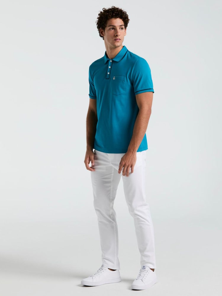 Original Penguin Earl Pique Polo Shirt - Image 3 of 4